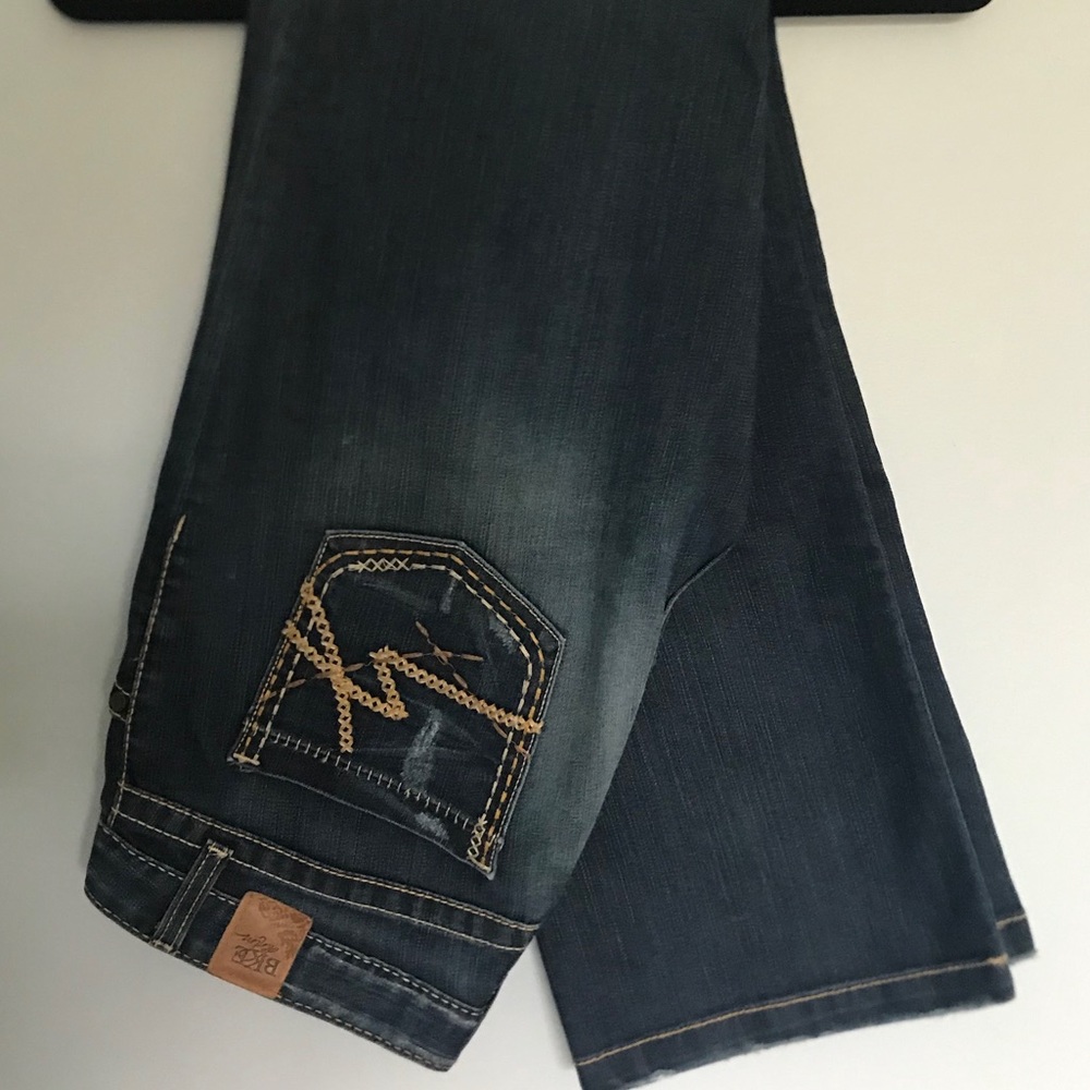 BKE Dark Stressed Kate Jeans